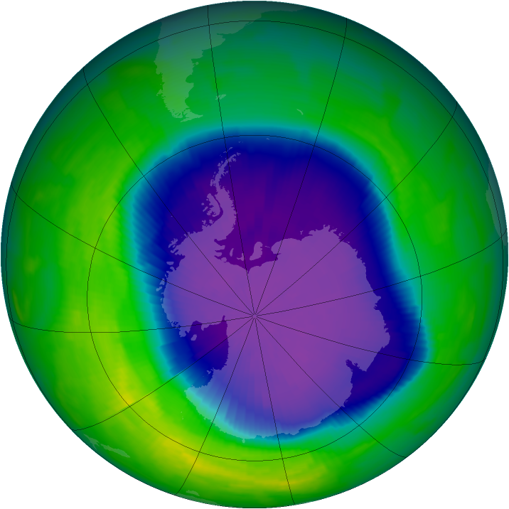 Ozone Map 1996-10-03